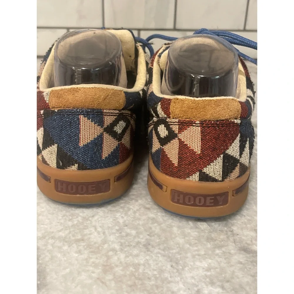 Twisted X Hooey Shoes Womens 7 Loper Southwestern Geometric Moc Toe Sneakers